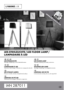 Manual LivarnoLux IAN 287011 Lamp