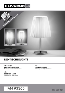 Handleiding LivarnoLux IAN 93365 Lamp