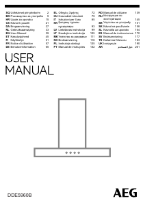 Manuale AEG DDE5960B Cappa da cucina