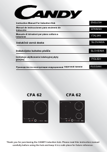 Instrukcja Candy CFA62 Płyta do zabudowy