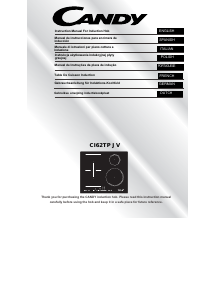 Mode d’emploi Candy CI62TP JV Table de cuisson