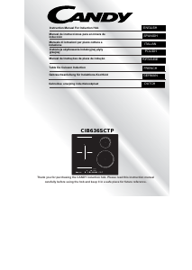 Manual Candy CIB636SCTP Placa