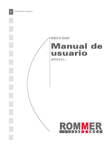 Manual de uso Rommer Jupiter 616 Lavadora