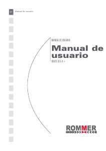 Manual de uso Rommer White 615 Lavadora