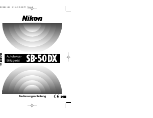 Bedienungsanleitung Nikon SB-50DX Blitz