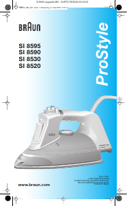 Посібник Braun SI 8530 ProStyle Праска