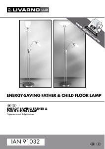 Manual LivarnoLux IAN 91032 Lamp