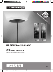 Manual LivarnoLux IAN 93353 Lamp