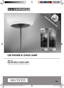 Handleiding LivarnoLux IAN 93353 Lamp