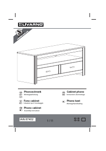 说明书 Livarno IAN 87402 电视柜