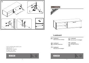 사용 설명서 Livarno IAN 93986 TV 벤치