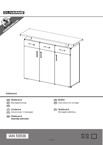 Manual Livarno IAN 59936 Side Table