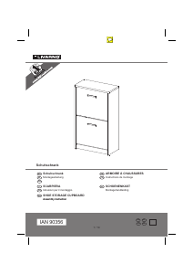 Manuale Livarno IAN 90356 Scarpiera