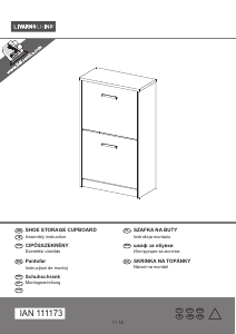 Manual Livarno IAN 111173 Shoe Cabinet