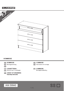 Mode d’emploi Livarno IAN 59940 Commode