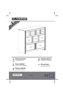 Mode d’emploi Livarno IAN 87401 Commode