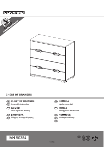 Mode d’emploi Livarno IAN 90384 Commode