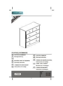 Manuale Livarno IAN 270508 Cassettiera