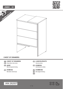 Manual Livarno IAN 282007 Dresser