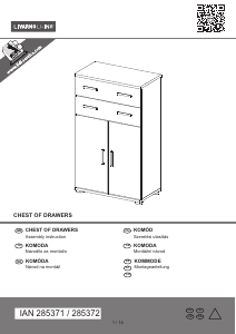 Mode d’emploi Livarno IAN 285372 Commode