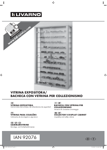 Manual Livarno IAN 92076 Vitrina