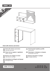 Manuale Livarno IAN 111179 Scrivania