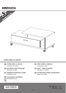 Bruksanvisning Livarno IAN 59935 Kaffebord