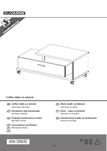 Bruksanvisning Livarno IAN 59935 Soffbord