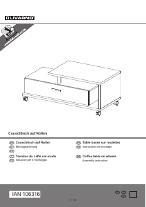 Manuale Livarno IAN 106316 Tavolino
