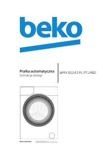 Instrukcja BEKO WMX 81243 PL PTLMB2 Pralka