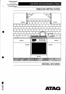 Handleiding ATAG OXM2535H Oven