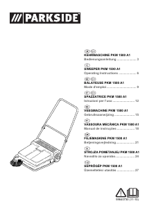 Manuale Parkside IAN 61108 Spazzatrice