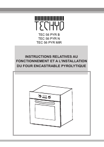 Mode d’emploi Techyo TEC56PYRMIR Four