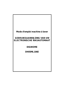 Mode d’emploi Digihome DH05ML106E Lave-linge