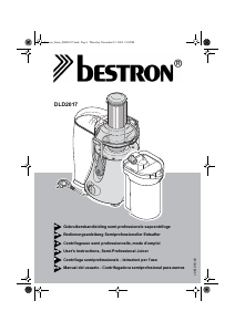 Manual de uso Bestron DLD2017 Licuadora