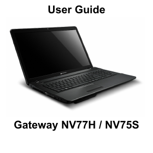 Manual Gateway NV75S Laptop