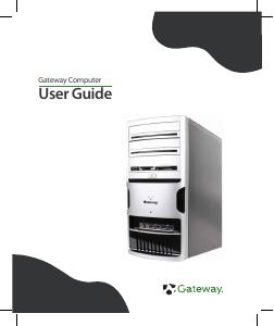 Manual Gateway GT3070m Desktop Computer