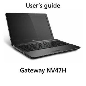 Manual Gateway NV47H Laptop