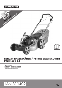 Bedienungsanleitung Parkside PBME 575 A1 Rasenmäher