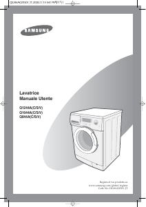 Manuale Samsung Q1044AC Lavatrice