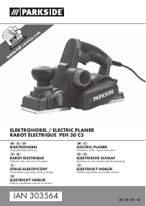 Handleiding Parkside IAN 303564 Schaafmachine