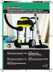 Manual de uso Parkside PNTS 1400 B1 Aspirador