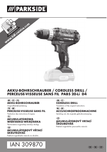 Manual Parkside IAN 309870 Drill-Driver