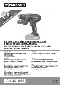 Mode d’emploi Parkside IAN 301855 Perceuse visseuse