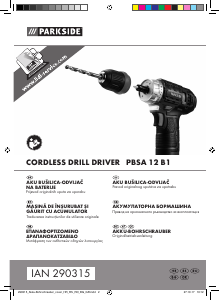 Manual Parkside IAN 290315 Maşină de găurit-înşurubat