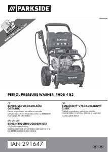 Priročnik Parkside PHDB 4 B2 Tlačni pralni stroj