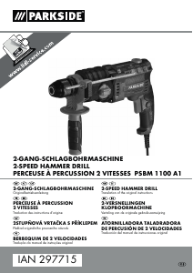 Handleiding Parkside PSBM 1100 A1 Klopboormachine