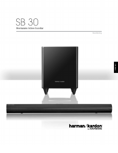 Handleiding Harman Kardon SB 30 Luidspreker