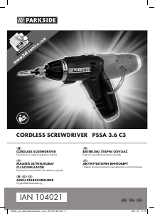 Handleiding Parkside PSSA 2.6 C3 Schroefmachine