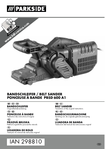 Bruksanvisning Parkside IAN 298810 Bandslipar
